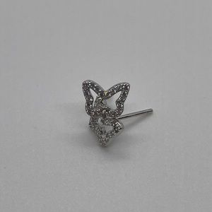 Sterling Silver Butterfly Studs